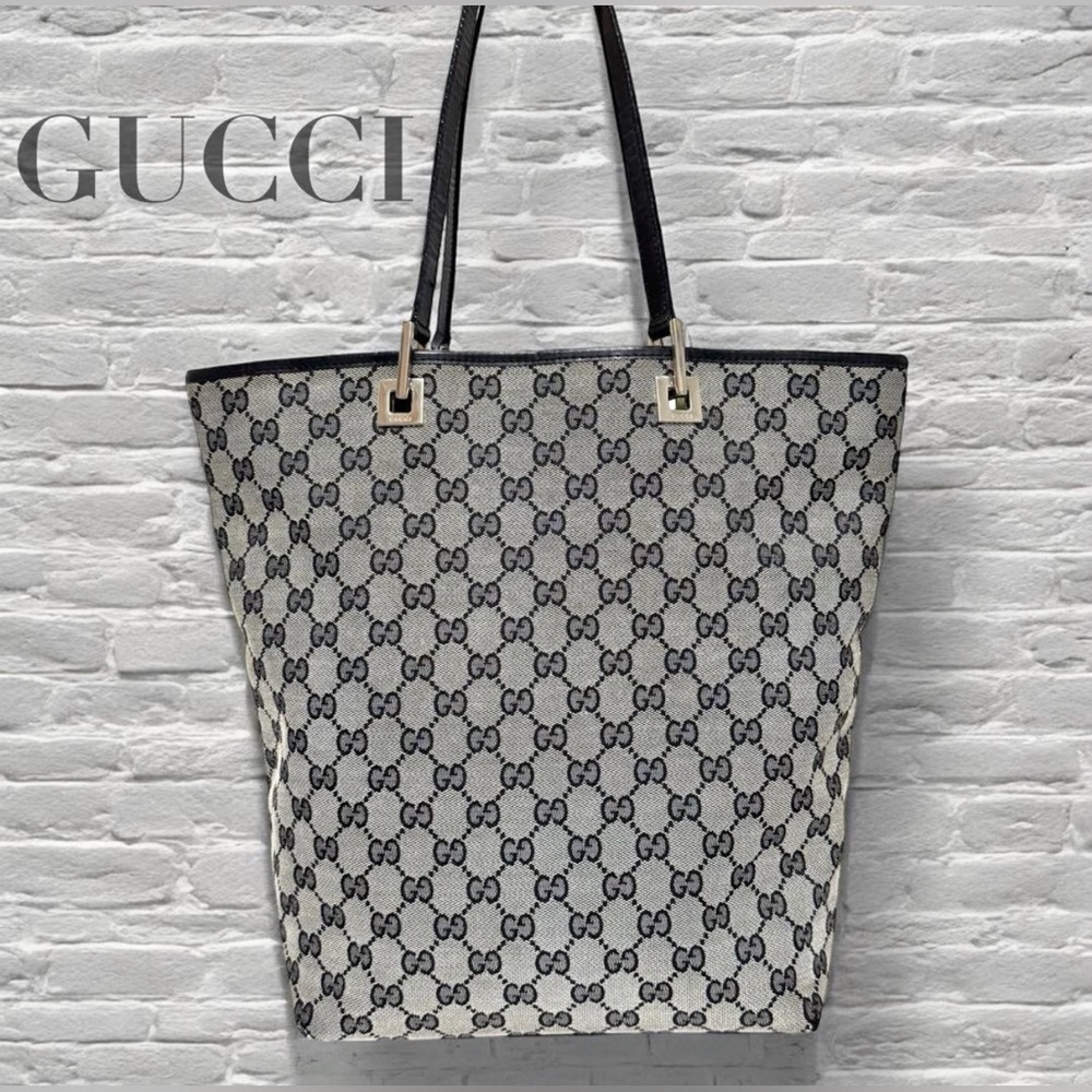 Gucci Monogram Large Bucket Tote